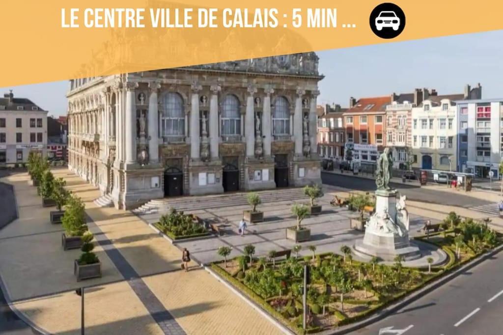 Le Grand Messin - Calais Nord -Cour - Plage - Ferry - Eurotunnel Exterior foto
